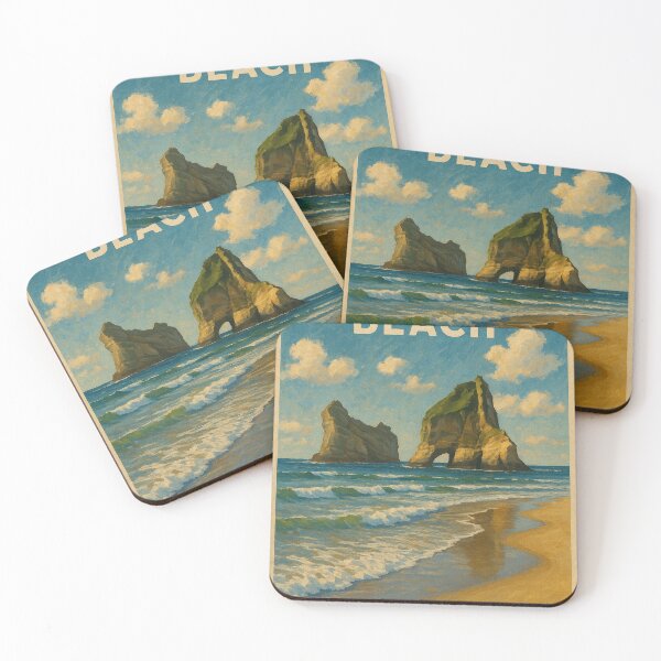 Item preview, Wharariki Beach Sea Stacks – Golden Bay Coastal Beauty designed and sold by Places On Earth.
