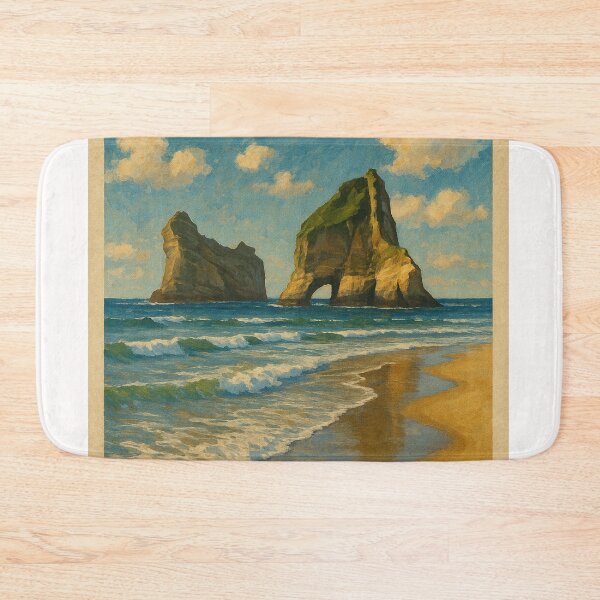 Item preview, Wharariki Beach Sea Stacks – Golden Bay Coastal Beauty designed and sold by Places On Earth.