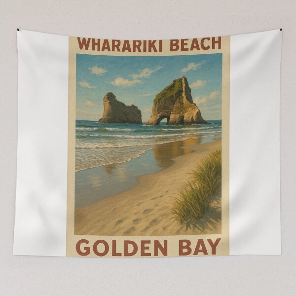 Item preview, Wharariki Beach with Sand Dunes and Sea Stacks – Tasman designed and sold by Places On Earth.