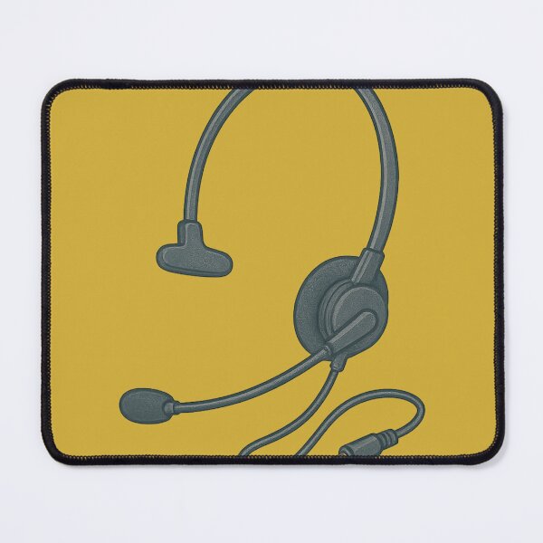 Item preview, Retro Mono Headset with Microphone – Voice from the Past designed and sold by AleTot.