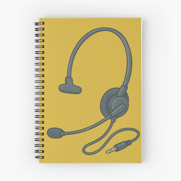 Item preview, Retro Mono Headset with Microphone – Voice from the Past designed and sold by AleTot.