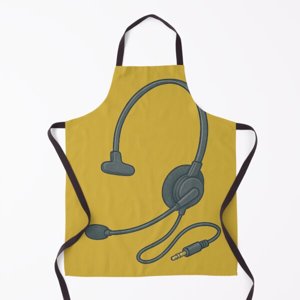 Item preview, Retro Mono Headset with Microphone – Voice from the Past designed and sold by AleTot.