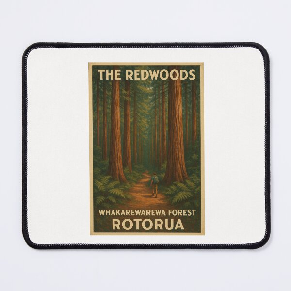 Item preview, The Redwoods Rotorua – Whakarewarewa Forest Walk designed and sold by Places On Earth.