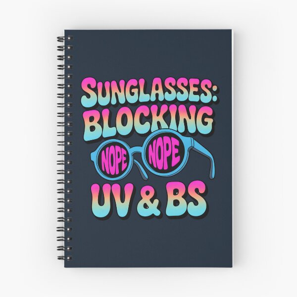 Item preview, Sunglasses: Blocking UV & BS Funny Summer Quote designed and sold by Jollys-ArtShop.
