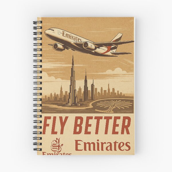 Item preview, Emirates Fly Better designed and sold by Skyframe Aviation.