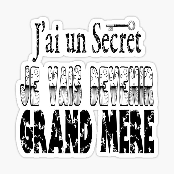Item preview, I have a secret I'm going to become a grandmother designed and sold by Palou54.