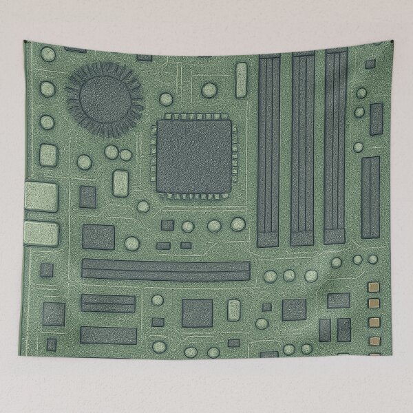 Item preview, Retro Motherboard – The Heart of the Old PC designed and sold by AleTot.