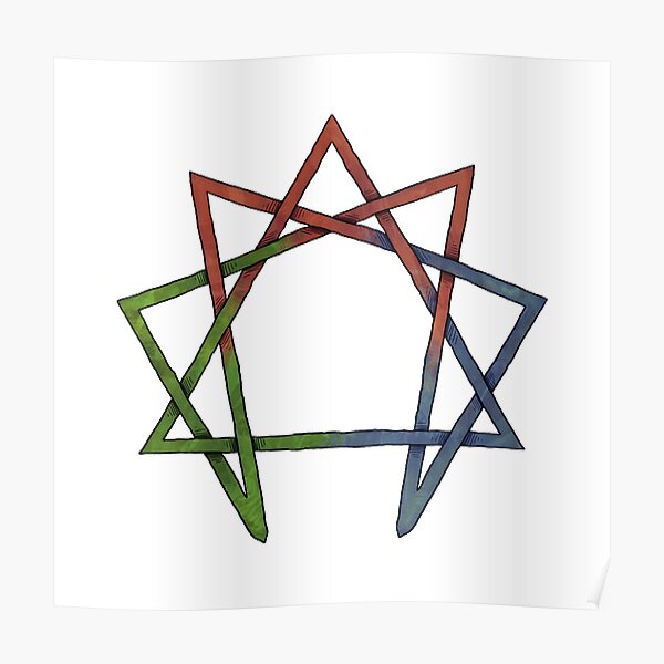Enneagram - Celtic Knot Poster