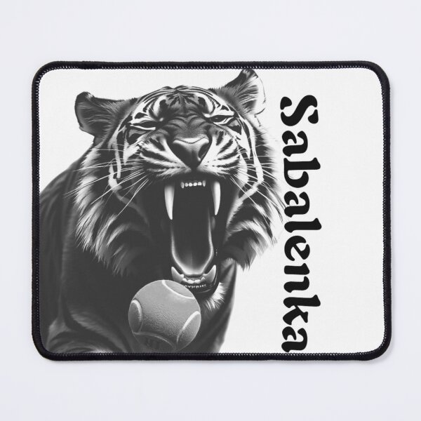 Item preview, A. Sabalenka tiger and tennis designed and sold by AissTee.