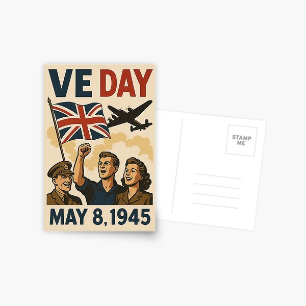 Item preview, VE Day Poster designed and sold by Start-Aviation.
