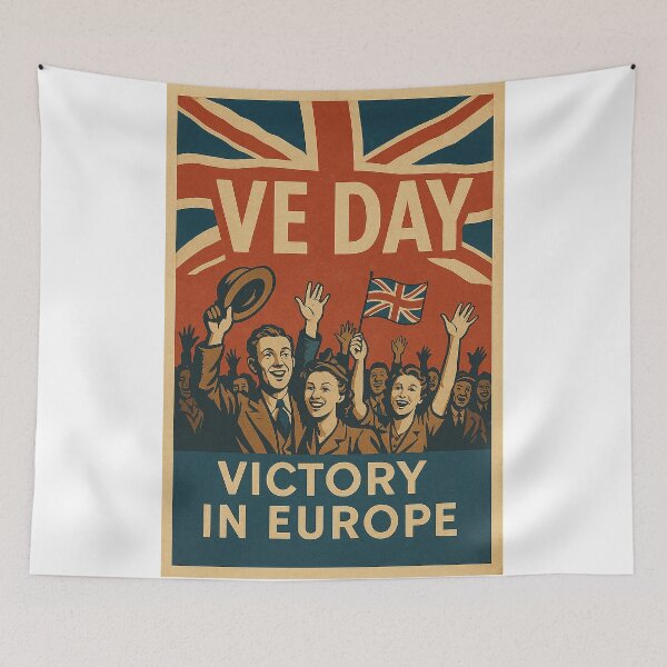 Item preview, VE Day Poster designed and sold by Skyframe Aviation.