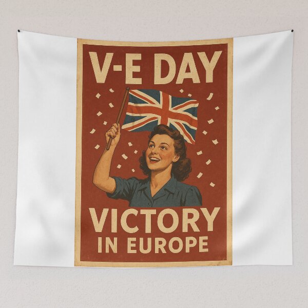 Item preview, VE Day Poster designed and sold by Skyframe Aviation.