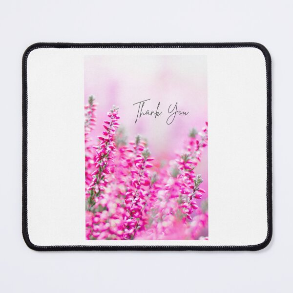 Item preview, THANK YOU CARD, FLORAL, PINK WILD FLOWERS designed and sold by AASparksDesigns.