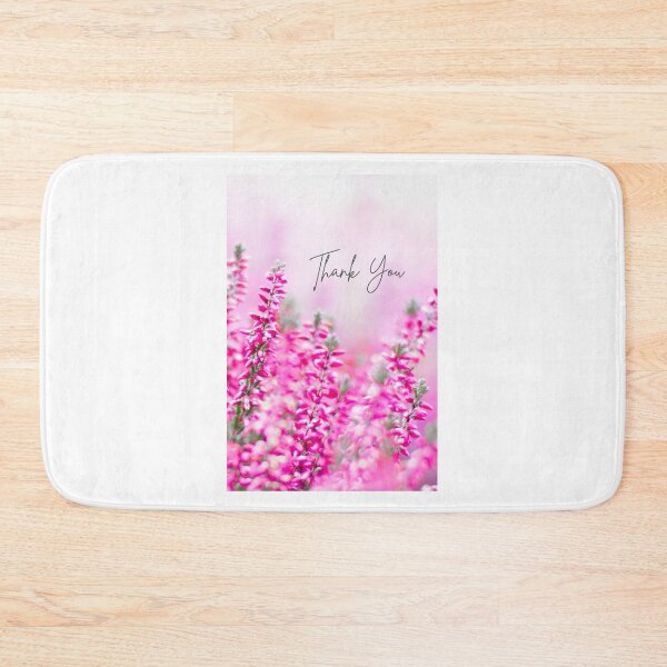 Item preview, THANK YOU CARD, FLORAL, PINK WILD FLOWERS designed and sold by AASparksDesigns.