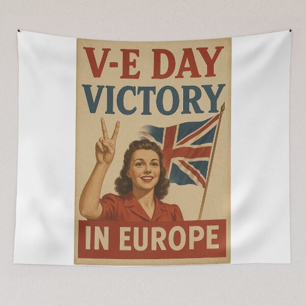 Item preview, VE Day Poster designed and sold by Skyframe Aviation.