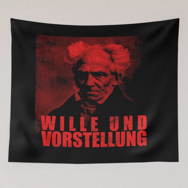 Item preview, Arthur Schopenhauer Wille Und Vorstellung, Will and Representation (Red) designed and sold by Careful Disorder.