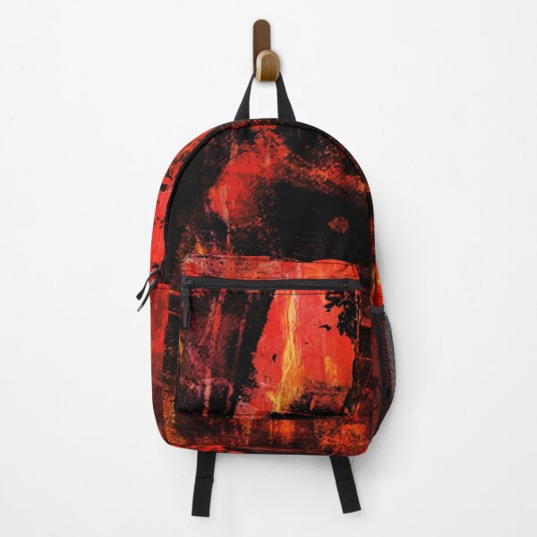 Item preview, Abstract Dark Summer Night Vivid Orange Hues designed and sold by NickDedidis.
