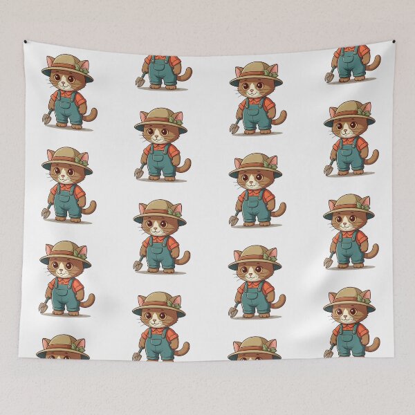 Item preview, Gardener cat designed and sold by PrintLabStudio.