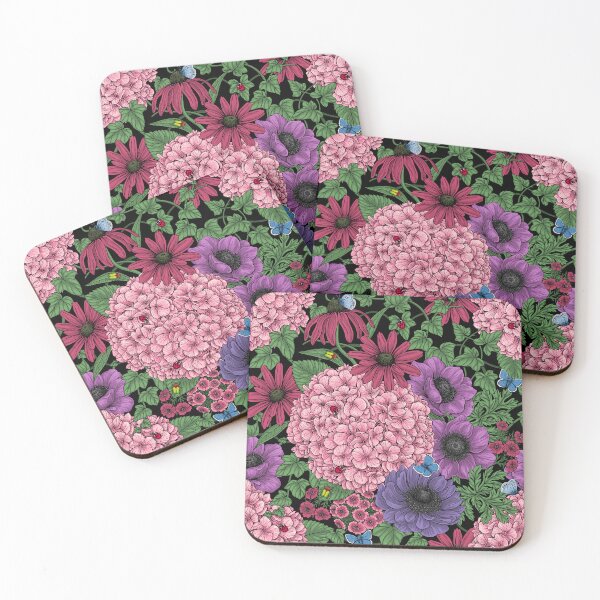 Item preview, Bold garden florals, purple and violet designed and sold by Katerina Mitkova Kirilova.
