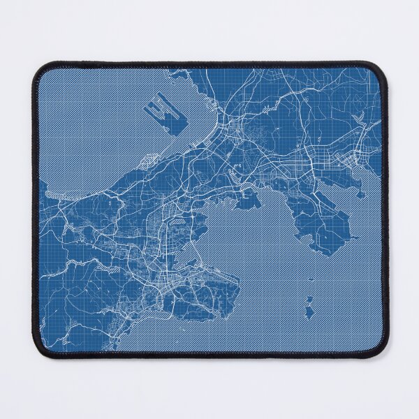 Item preview, Dalian City Map of China - Blueprint designed and sold by deMAP.