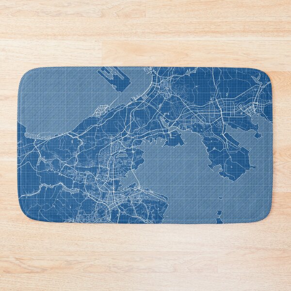 Item preview, Dalian City Map of China - Blueprint designed and sold by deMAP.