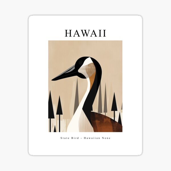 Item preview, HAWAII State Bird - Hawaiian Nene designed and sold by MarkedArtPrints.