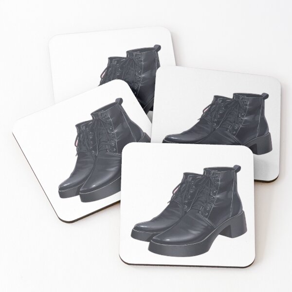 Item preview, Retro Platform Boots Aesthetic Sticker designed and sold by CuteKawaiiStudio.