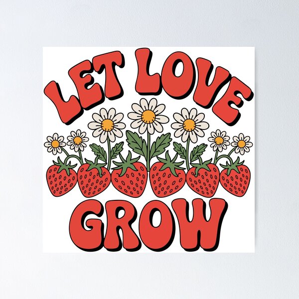Item preview, Let Love Grow designed and sold by CraftyBloom.