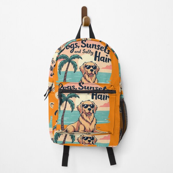 Item preview,  Dogs, Sunsets and Salty Hair – Golden Beach Vibes Dog Design designed and sold by Jason123za.