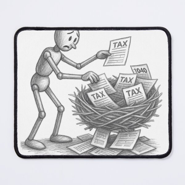 Item preview, Mr Stickman and The Tax Nest designed and sold by Asbiell.