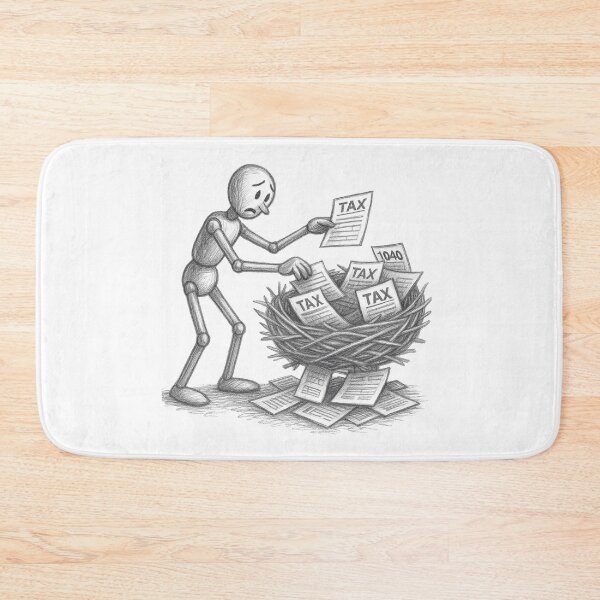 Item preview, Mr Stickman and The Tax Nest designed and sold by Asbiell.