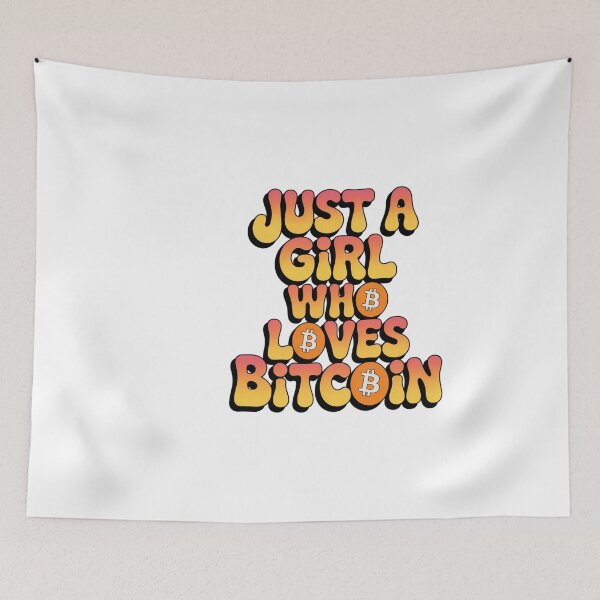 Item preview, Just a girl who loves Bitcoin designed and sold by jkrphoto.