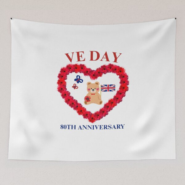 Item preview, V E day Kids 80th anniversary 2025 Teddy designed and sold by Minimalismat.