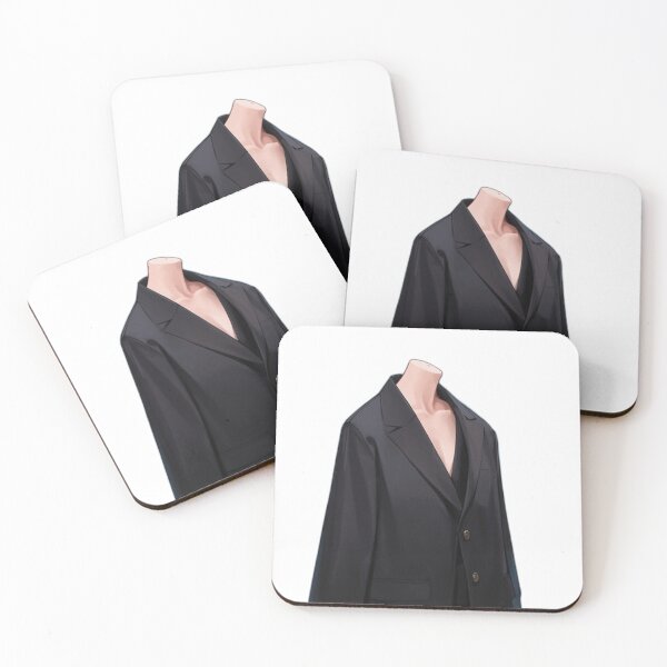 Item preview, Oversized Black Blazer Aesthetic Sticker (Transparent) designed and sold by CuteKawaiiStudio.