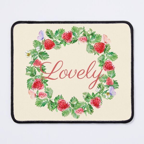 Item preview, Lovely Strawberry Wreath designed and sold by printogoal.