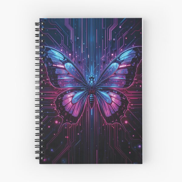 Item preview, Y2K Cyber Butterfly – Futuristic Vaporwave Wings designed and sold by Kabali-SL.