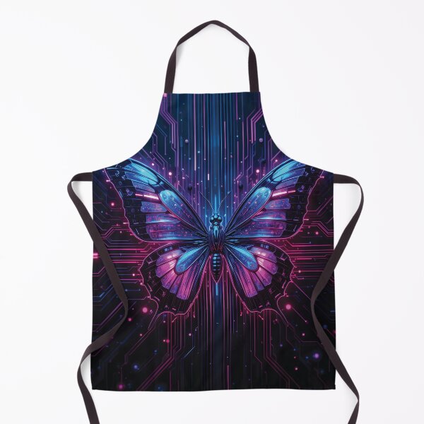 Item preview, Y2K Cyber Butterfly – Futuristic Vaporwave Wings designed and sold by Kabali-SL.