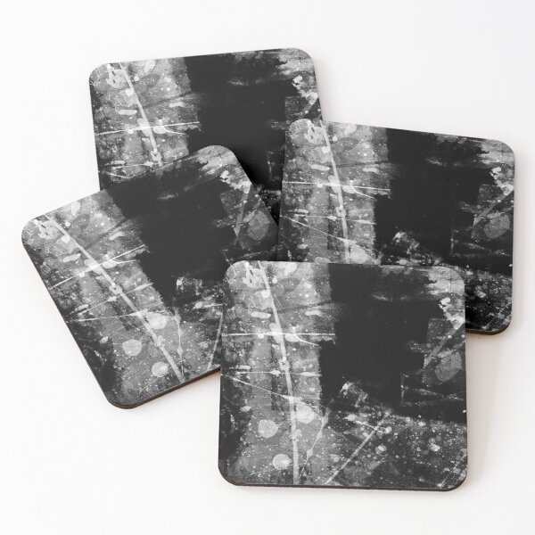 Item preview, Abstract formations Black and White Acrylic Textures designed and sold by NickDedidis.