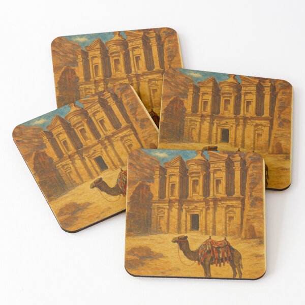 Item preview, Petra Monastery and Camel – Jordan Desert Heritage designed and sold by Places On Earth.