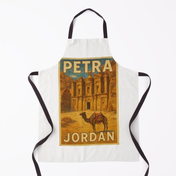 Item preview, Petra Monastery and Camel – Jordan Desert Heritage designed and sold by Places On Earth.