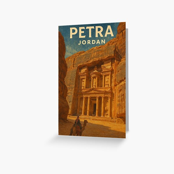 Item preview, The Treasury of Petra – Jordan Ancient Wonder designed and sold by Places On Earth.