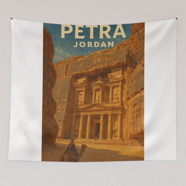 Item preview, The Treasury of Petra – Jordan Ancient Wonder designed and sold by Places On Earth.