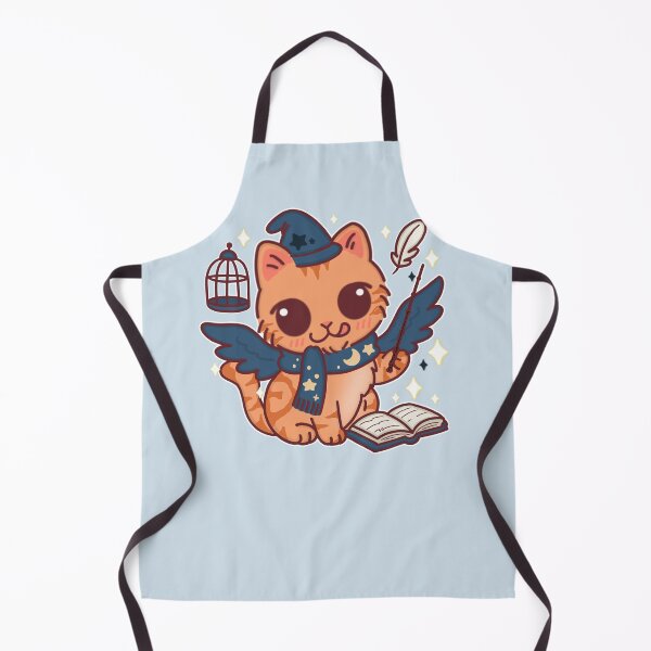 Item preview, Magical Cat with Wings and Spell Book – Cute Magical Raven House Kitty designed and sold by BGMeYou.