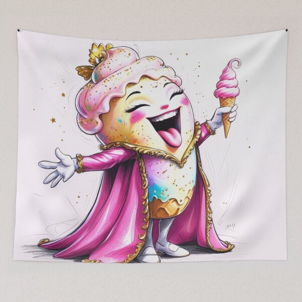 Item preview,  Gelato Opera Singer Food Poster designed and sold by Blueangelgal.