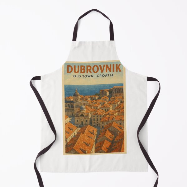 Item preview, Dubrovnik Old Town Rooftops – Croatia Coastal Charm designed and sold by Places On Earth.