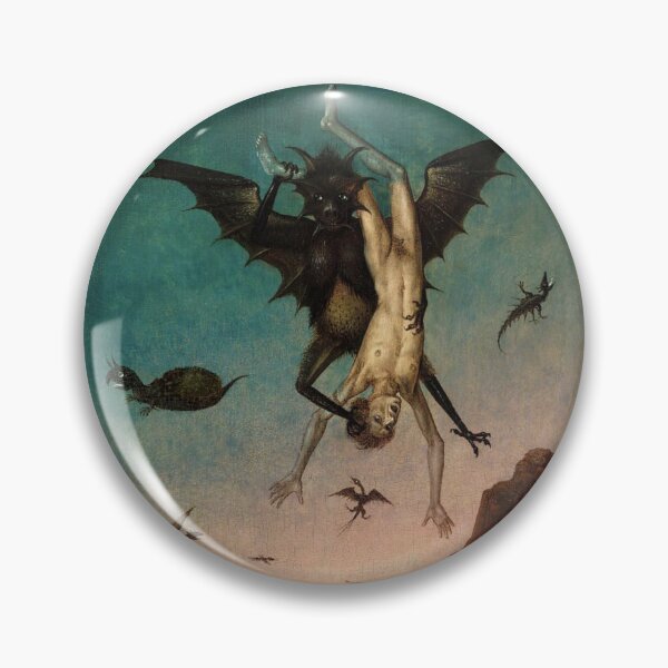 Item preview, Fantastical Winged Creature in Medieval Style  designed and sold by VintageManiac.
