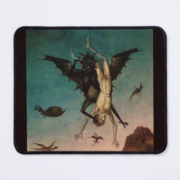Item preview, Fantastical Winged Creature in Medieval Style  designed and sold by VintageManiac.