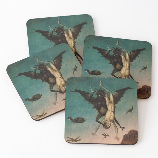 Item preview, Fantastical Winged Creature in Medieval Style  designed and sold by VintageManiac.