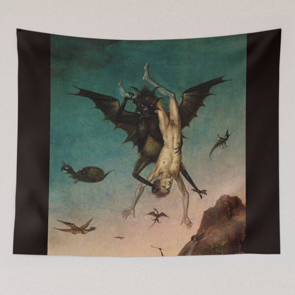 Item preview, Fantastical Winged Creature in Medieval Style  designed and sold by VintageManiac.