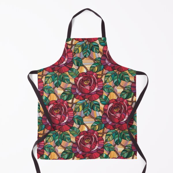 Item preview, Flowing Red Rose Nouveau Print designed and sold by mittie101.